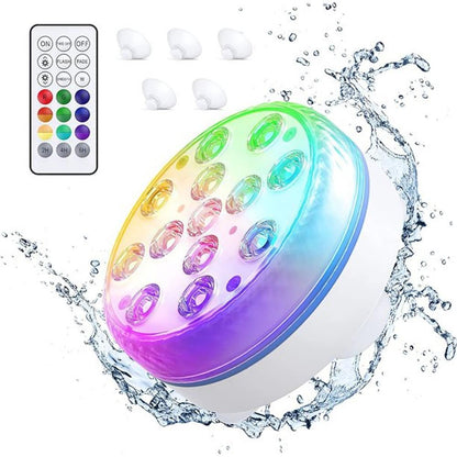 Avelena | 4-Pack: Dekorative wasserdichte batteriebetriebenen LED-Leuchten - 16 wechselnde Farben