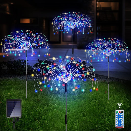 Avelena | 4er-Pack: Solarleuchten Außen, Warmweiß Gartenlichter
