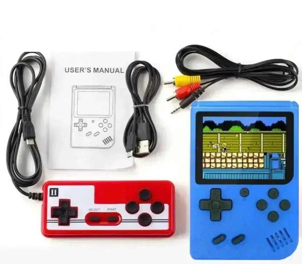 Avelena | 400 In 1 Retro Games Gameboy Konsole mit 400 Nostalgischen Spielen Handheld