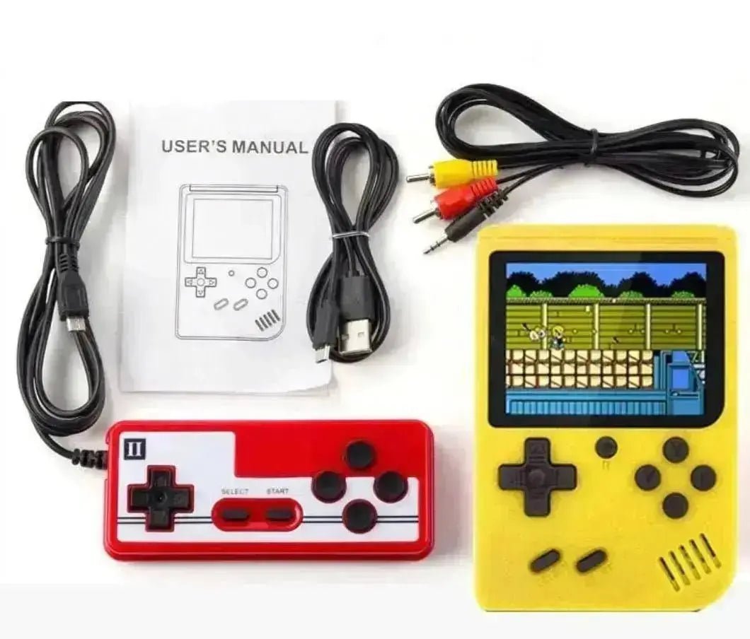 Avelena | 400 In 1 Retro Games Gameboy Konsole mit 400 Nostalgischen Spielen Handheld