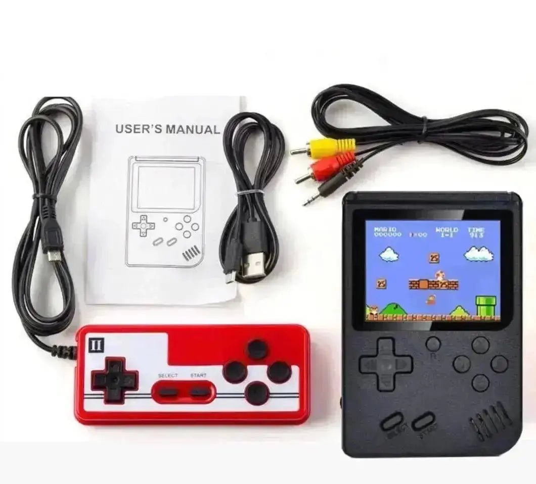 Avelena | 400 In 1 Retro Games Gameboy Konsole mit 400 Nostalgischen Spielen Handheld