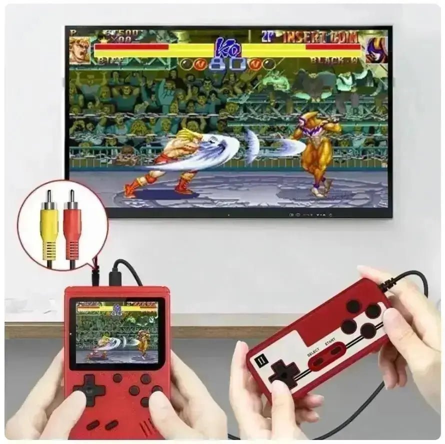 Avelena | 400 In 1 Retro Games Gameboy Konsole mit 400 Nostalgischen Spielen Handheld