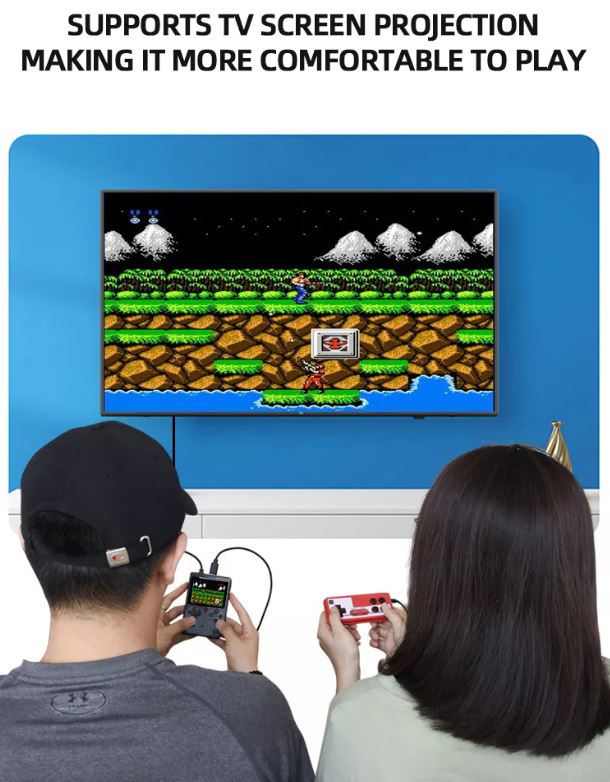 Avelena | 400 In 1 Tragbare Video Handheld Retro-Spielkonsole Geschenk für Kinder