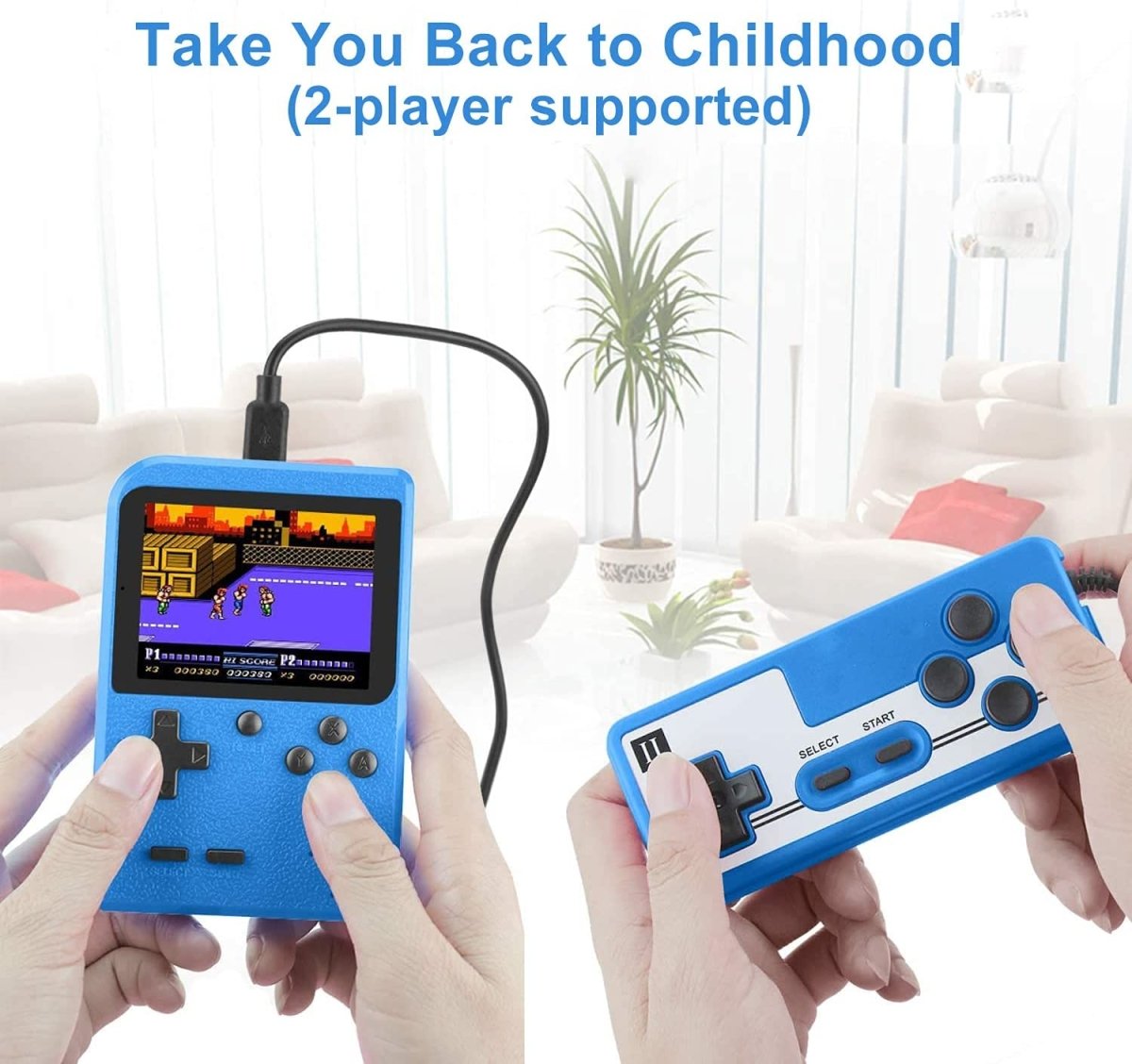 Avelena | 400 In 1 Tragbare Video Handheld Retro-Spielkonsole Geschenk für Kinder