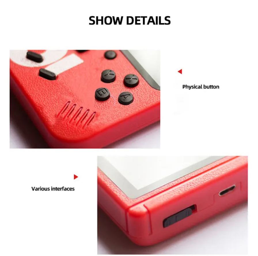 Avelena | 400 In 1 Tragbare Video Handheld Retro-Spielkonsole Geschenk für Kinder