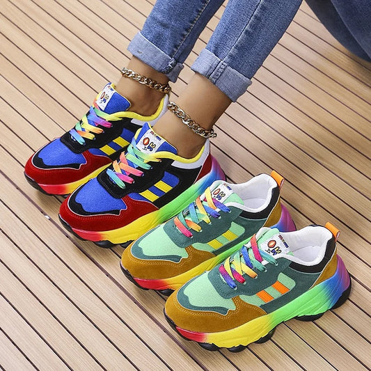 Orthopädische Regenbogenschuhe