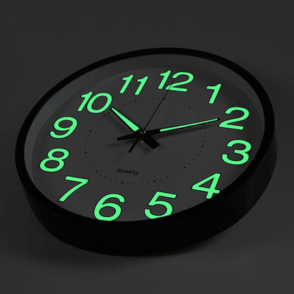 Avelena | Stille Klassenraum Uhr 30 Cm Geräuschlos & Beleuchtet Zeit