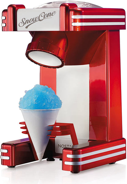 Avelena | Elektrische Hawaiian Tisch Snow Cone Maschine, Raspel Eis Maschine Inklusive 1 Wiederverwendbarem Plastikbecher Und Eisformen, Weiß/Grün