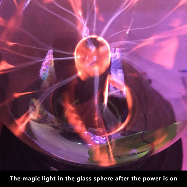 Avelena | Magische elektrostatistische Ionenkugel Licht Blitze Ball Nachtlicht Ambientelampe