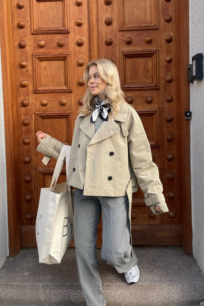 Beige Trenchcoat voor vrouwen