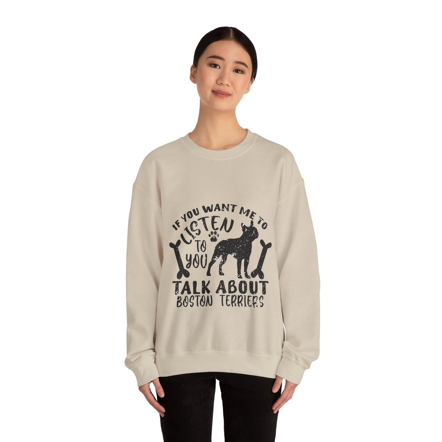 Avelena | Alfie Unisex Sweatshirt Für Boston Terrier Liebhaber