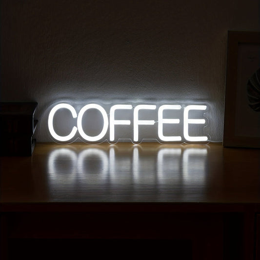 Avelena | Stilvolle LED-Neonleuchte Kaffee