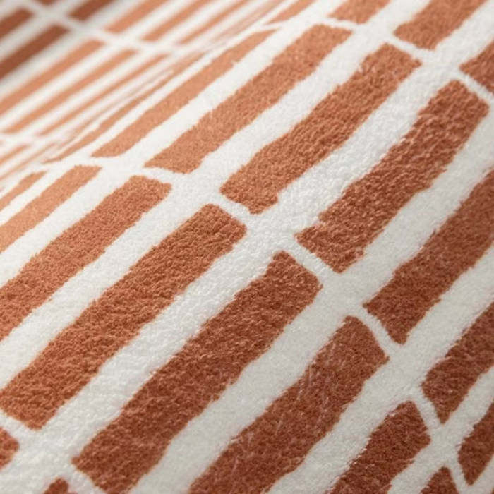 Avelena | Brauner Retro-Teppich