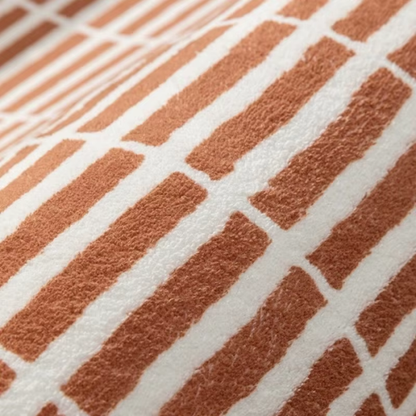 Avelena | Brauner Retro-Teppich