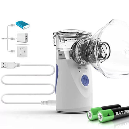 Avelena | Tragbarer Ultraschallvernebler | Geräuschlos, kompakt und ideal für Asthma, Erkältungen und Atemlinderung