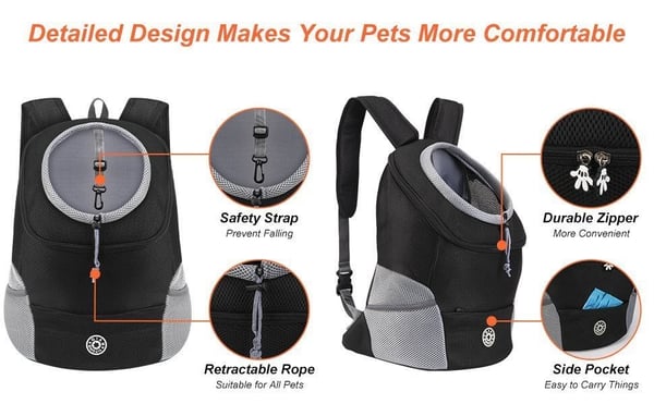Avelena | Dogfrei Rucksack Atmungsaktive Hundetrage
