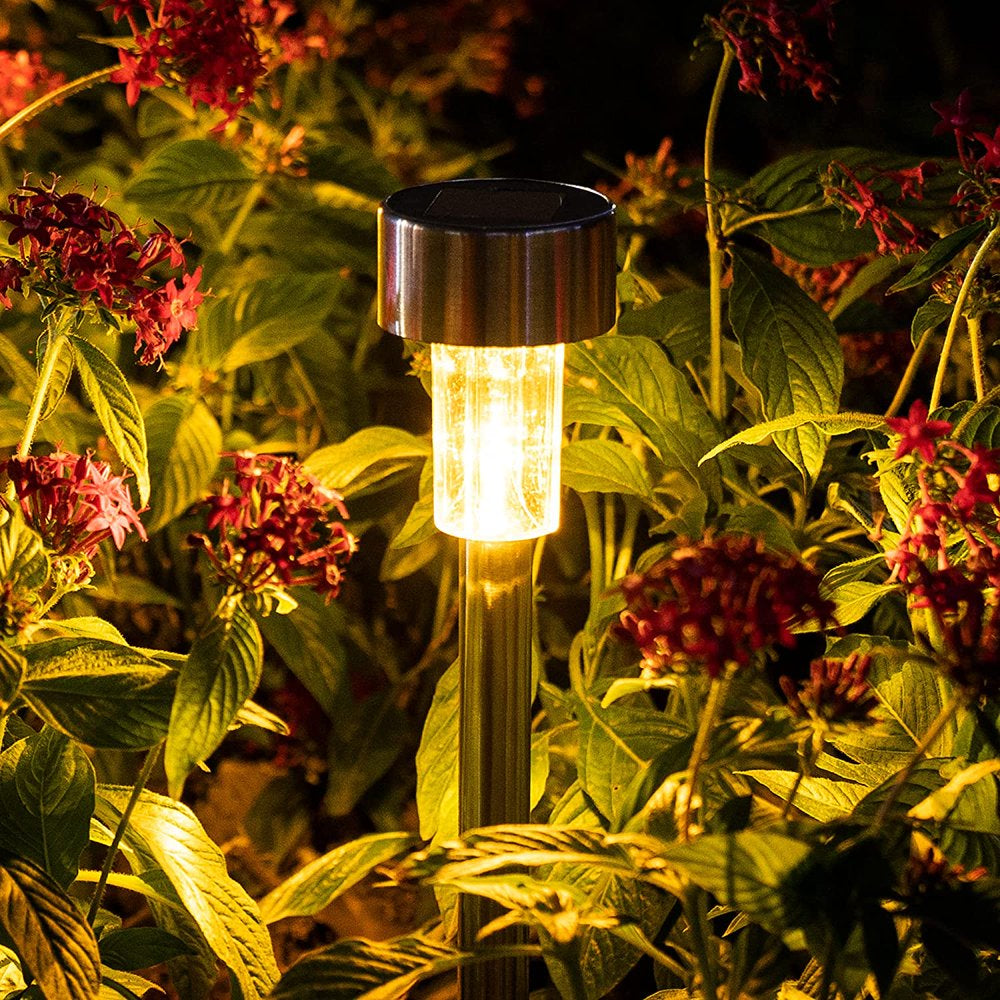 Avelena | Edelstahl Außen-Solarlichter Für Den Gehweg - Wasserdicht, Led Landschaftsbeleuchtung Solarbetriebene Lichter Solar Gartenlichter Für Gehwege Patio Garten
