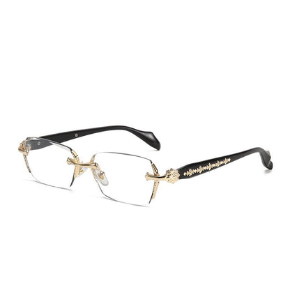 Avelena | Anti-Blaulicht Presbyopie Brille Hd rahmenlose Brille