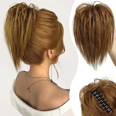 Avelena | Messy Ponytail Clip Verlängert Das Haar