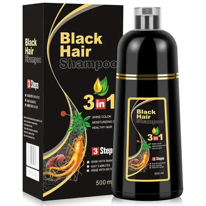 Avelena | Schwarze Haarfärbe-Shampoo - Ayurveda Keine Nebenwirkungen