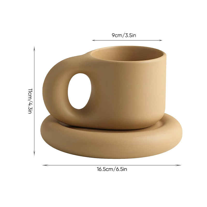 Avelena | Nordic Minimalist Süße Dicke Tasse
