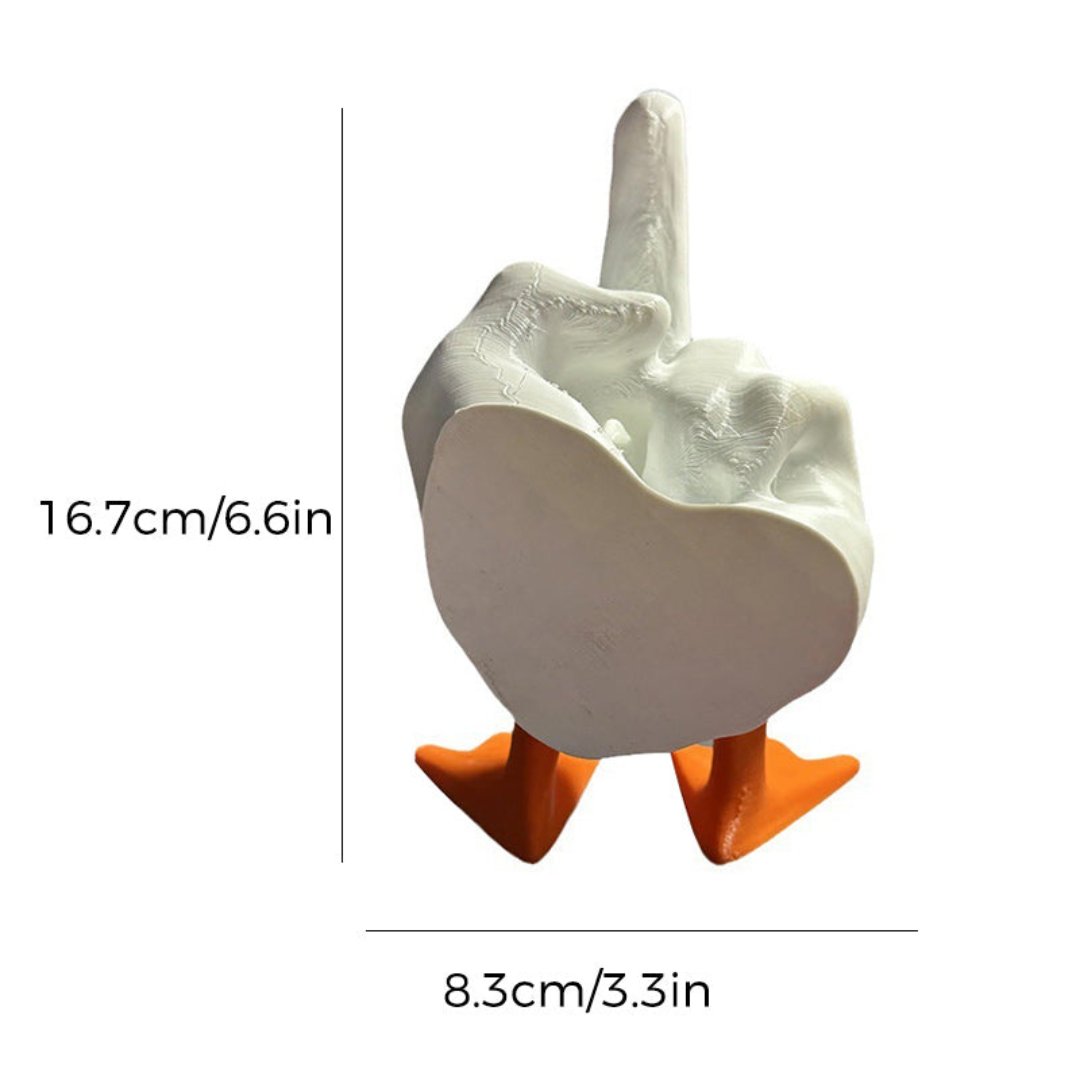 Avelena | Quack Rebel Enten Ornament Skulptur