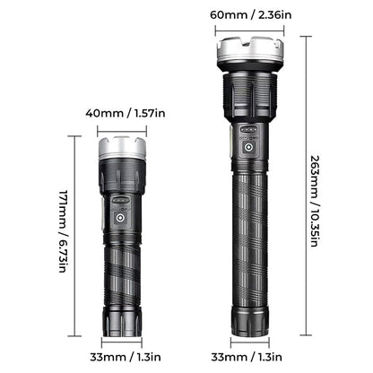 Avelena | UltraBeam | LED Taschenlampe – Extreme Helligkeit und lange Reichweite