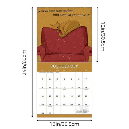 Avelena | Ein Jahr der schnippischen Katzen 2024 Wandkalender