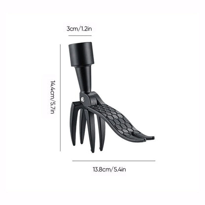 Avelena | Edelstahl verstellbarer langer Griff abnehmbarer Unkrautzieher