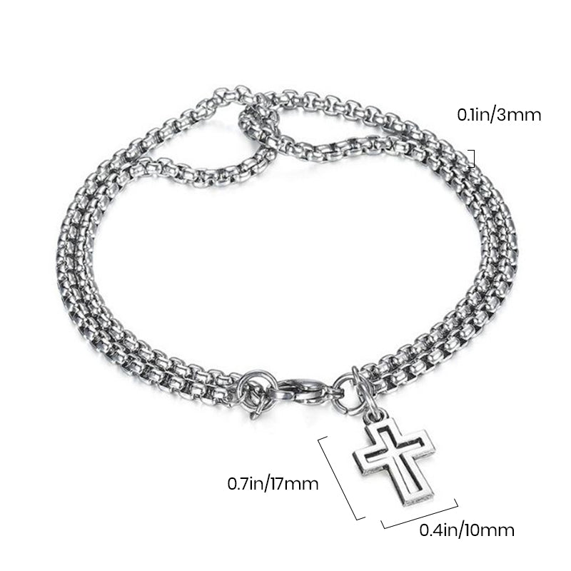 Avelena | Armband mit Kreuzausschnitt