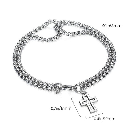 Avelena | Armband mit Kreuzausschnitt