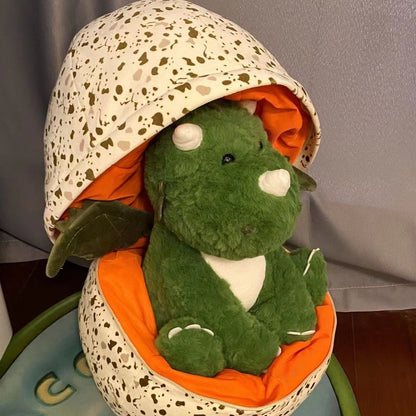 Avelena | Plüsch Dinosaurier + Eierschale - Klein