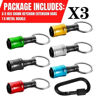 Avelena | 1/4" Sechskant-Schraubendreherkopf Halterung Wanderriegel