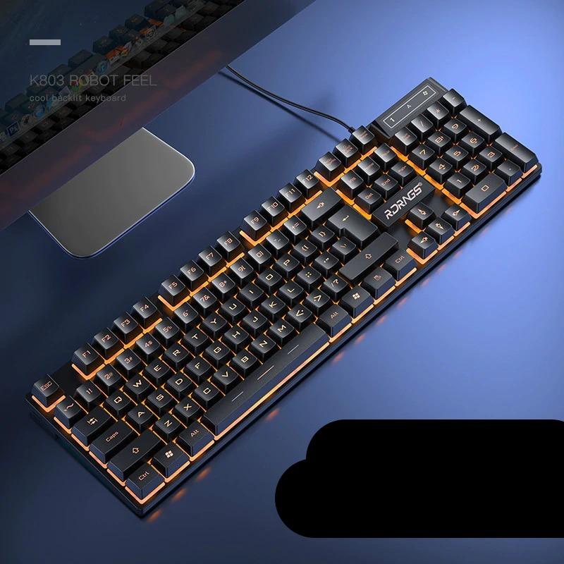 Avelena | Verkabelte Gaming Mechanische Hinterleuchtete Tastatur