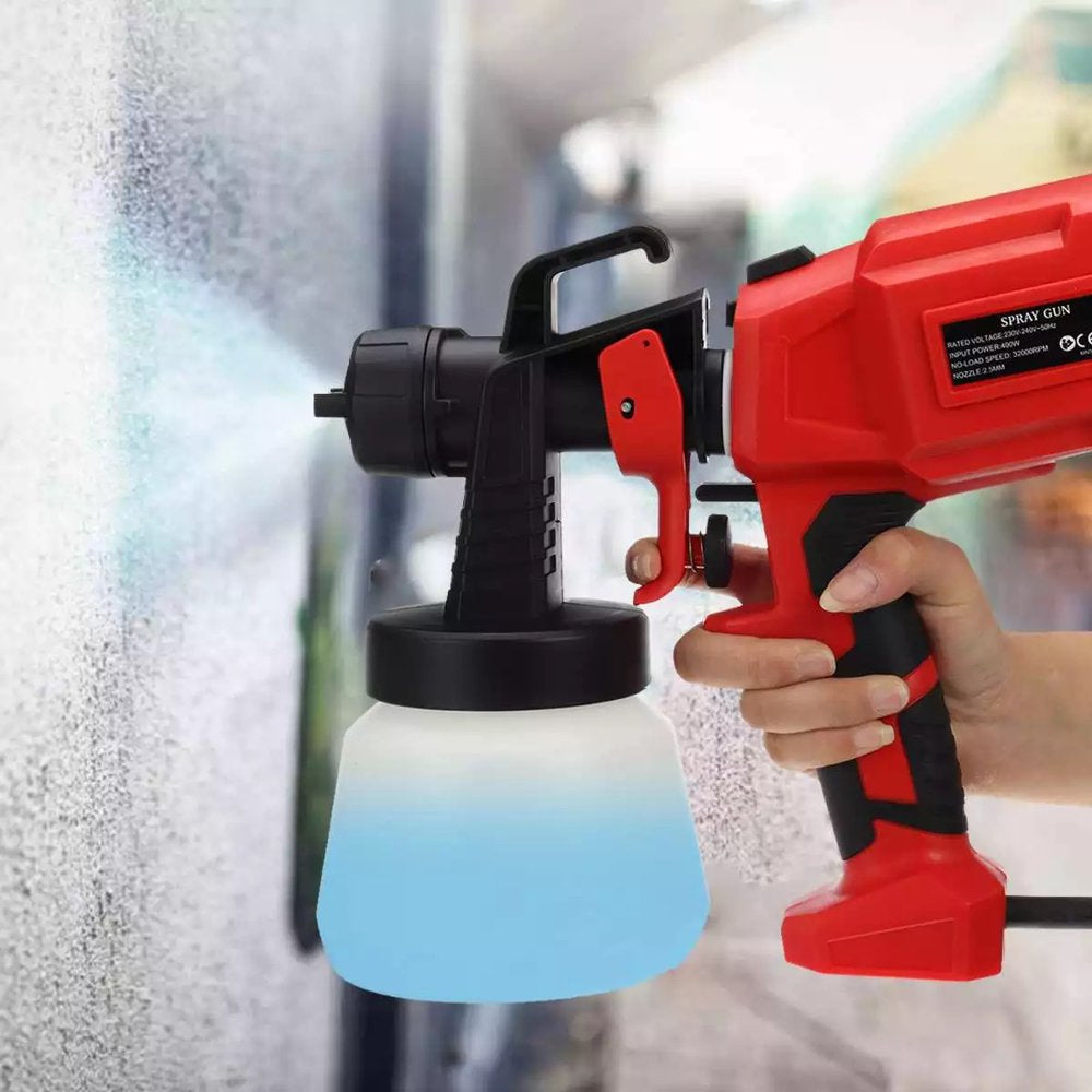 Avelena | 600W Farbspritzgerät, 800Ml Elektrisch Ohne Luft Hvlp Spritzpistole Mit 3 Düsen Für Innen / Außen