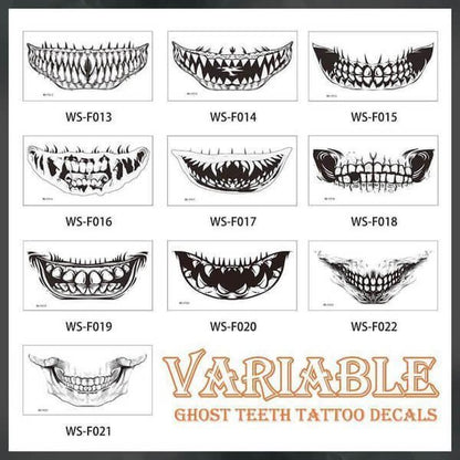 Avelena | Temporäre Tattoos Halloween | Tag der Toten Motiv | Wasserdicht & Hautfreundlich