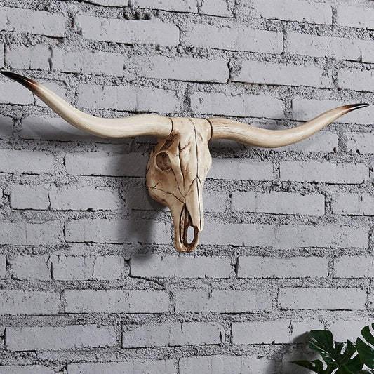Avelena | Vintage Scheffkopf Wandbehang Wohnkultur