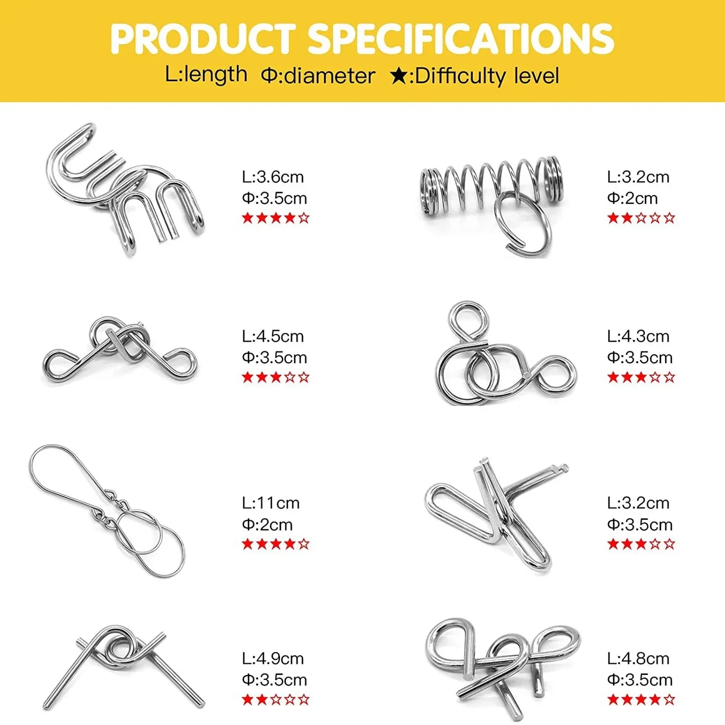 Avelena | Entwirrungs-Eisenverbindung Entsperr-Interlock-Spiel