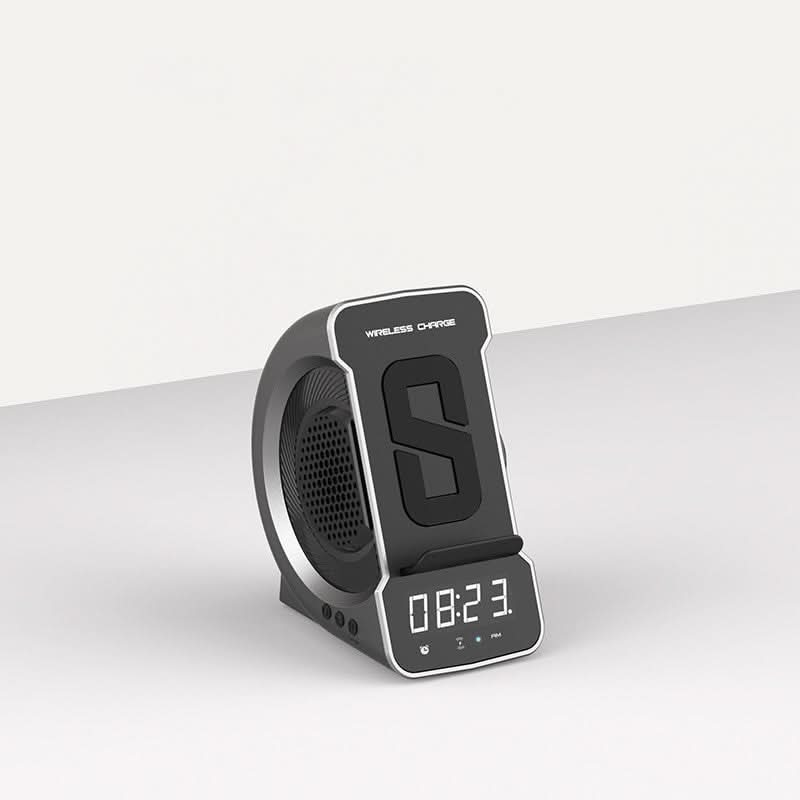 Avelena | BRYN - Wecker mit tragbarem Lautsprecher und drahtlosem Ladegerät