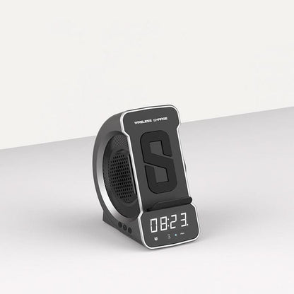 Avelena | BRYN - Wecker mit tragbarem Lautsprecher und drahtlosem Ladegerät