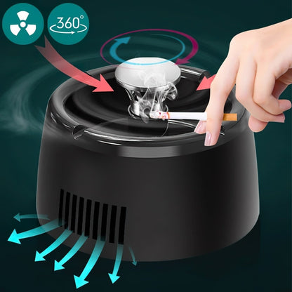 Avelena | Geruchloser Rauchfreier Aschenbecher - Tragbarer Rauchfänger mit Duftfilter