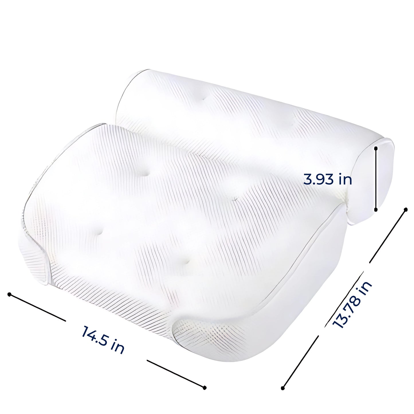 Avelena | SoakUp Badekissen UK – Nacken- und Kopfstützkissen – Rutschfest – Weich und bequem – Passt in alle Badewannen – Verbessert die Entspannung