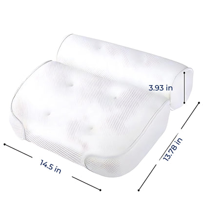 Avelena | SoakUp Badekissen UK – Nacken- und Kopfstützkissen – Rutschfest – Weich und bequem – Passt in alle Badewannen – Verbessert die Entspannung