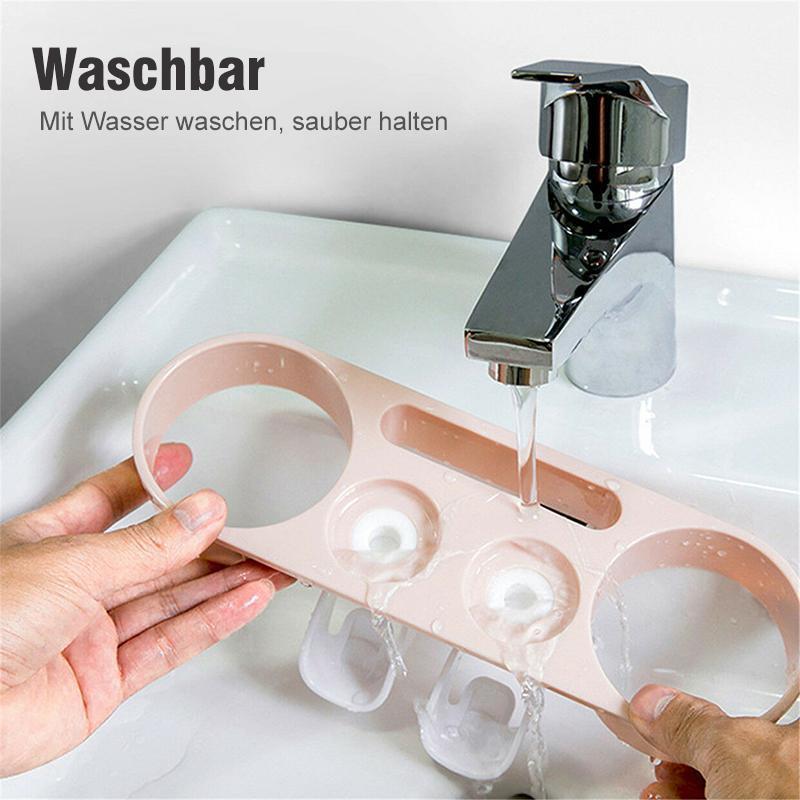 Avelena | Automatischer Zahnbürstenhalter und Zahnpastaspender Set