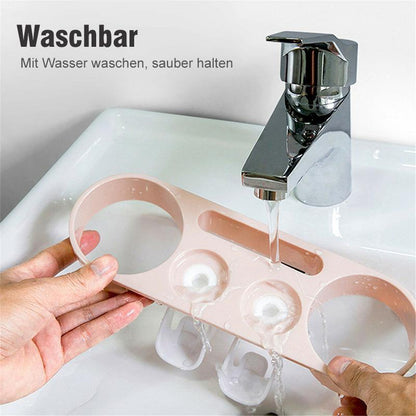 Avelena | Automatischer Zahnbürstenhalter und Zahnpastaspender Set