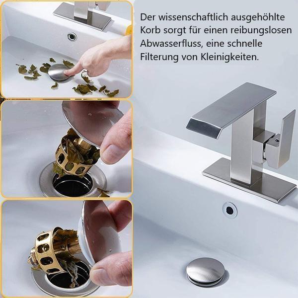 Avelena | 2-in-1-Badewannenstopfen und -filter