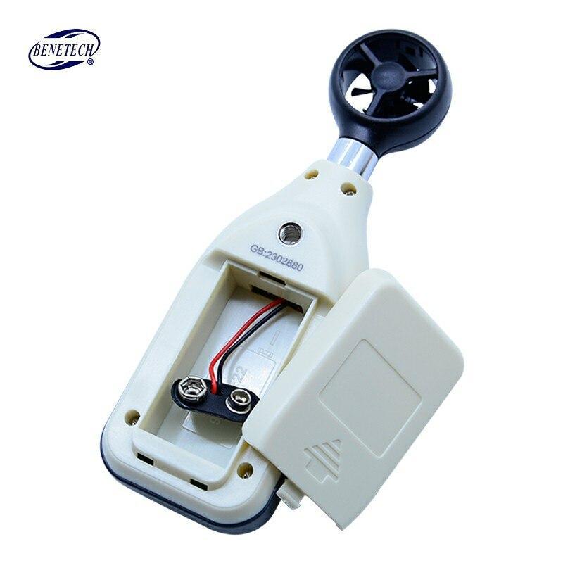 Avelena | Anemometer mit LCD-Hintergrundbeleuchtung Tragbares Windmessgerät