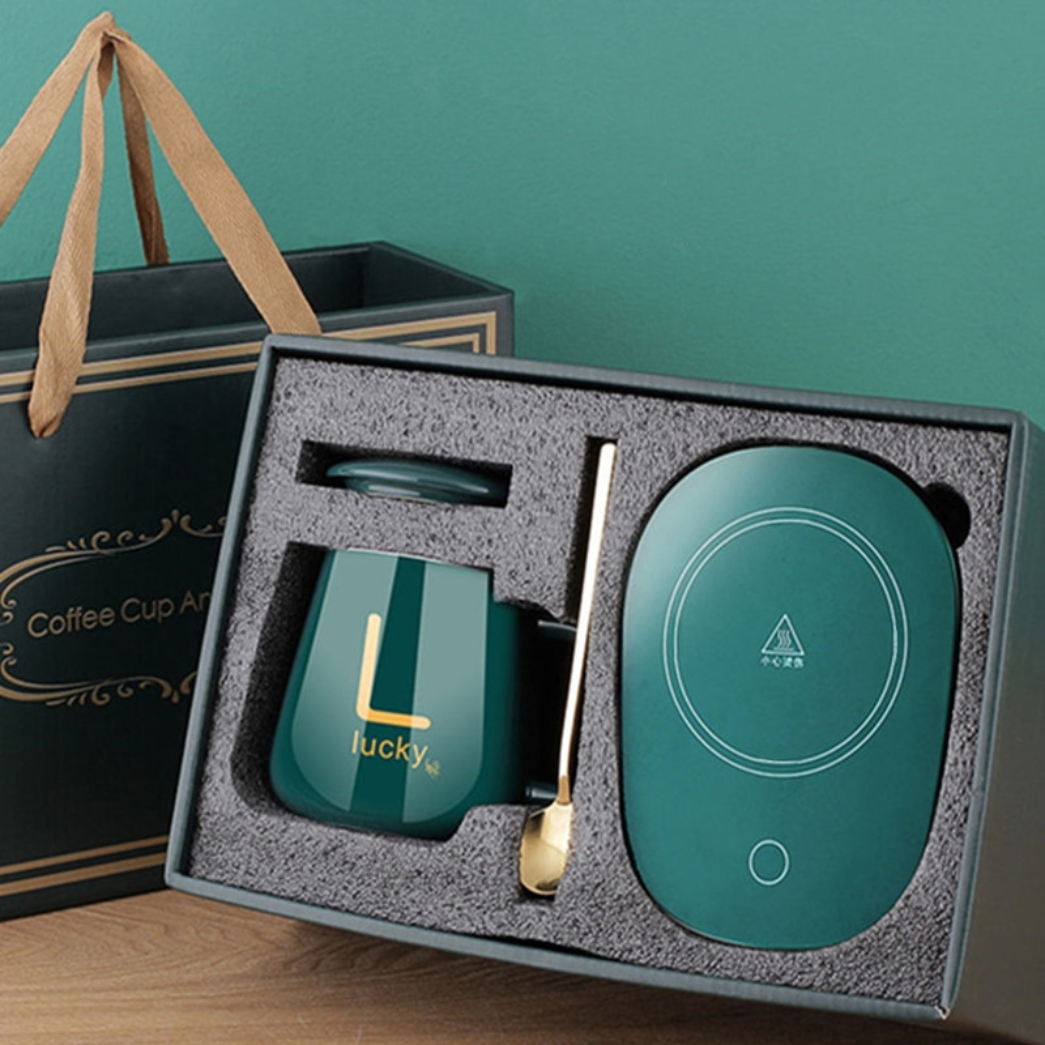 Avelena | Lifesmart 55C Konstant Temperatur Tassenwärmer Geschenkset