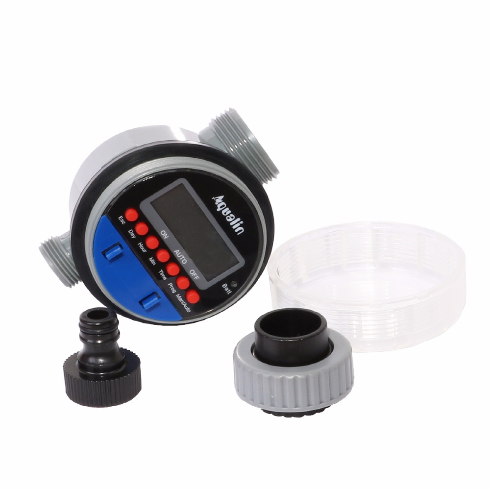 Avelena | Digitale Bewässerungsuhr mit LCD-Display – Automatische Gartenbewässerung für Pflanzen
