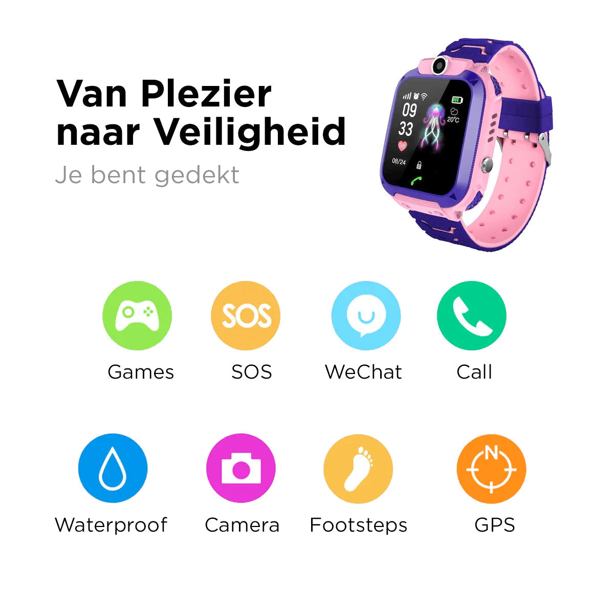 Avelena | Kinder-Smartwatch mit Tracking Safescout